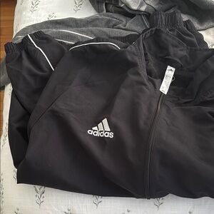 Adidas Mens Black Zip Up